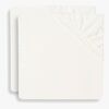 Jollein Muotoonommellut Aluslakanat 2-pack 60x120, Ivory