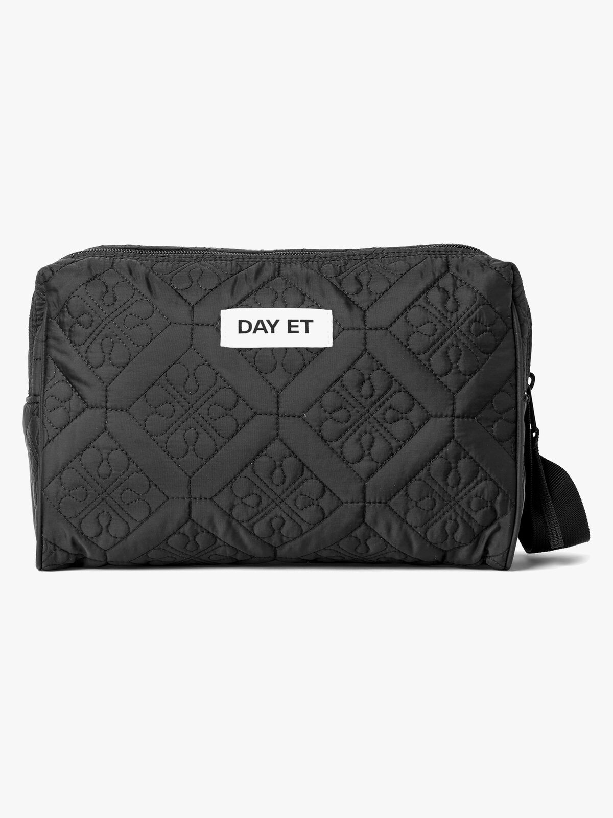 Day ET Gweneth Floral Quilt Toilettilaukku L, Black