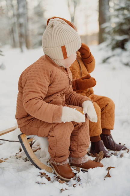 BabyMocs  Neulotut Rukkaset, Beige