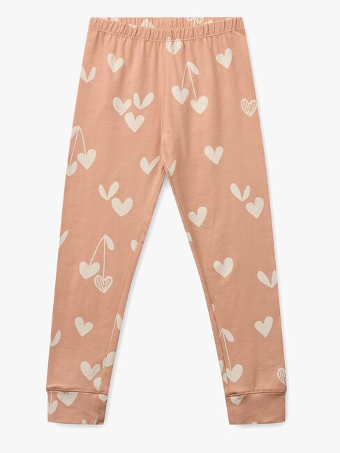 LIEWOOD Wilhelm Pyjamasetti, Heart/Sweetheart/Pale tuscany/mix