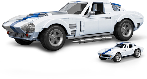 Mattel Brick Shop Hot Wheels Elite Series Brick Shop Hot Wheels Työmaasetti Corvette Grand Sport 918 Osaa