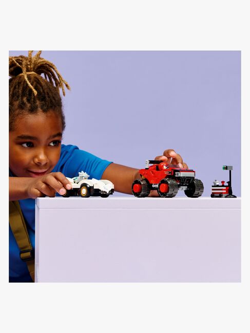 LEGO Sonic 77118 Silverin auto vastaan Knucklesin monsteriauto