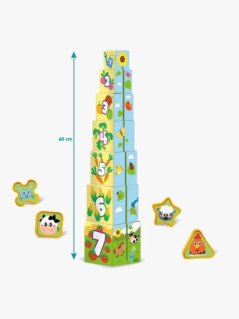 SES Creative Pinottavat Palikat Maatilan Eläimet 2-in-1