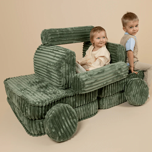 MeowBaby Churros Sohva Max, Olive Sage Green