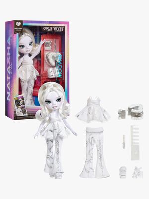 Rainbow High Muotinukke Girls Night Natasha, Valkoiset hiukset