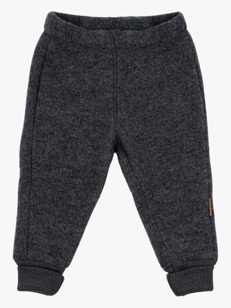 Mikk-Line Vauvan Fleecehousut Merinovilla, Anthracite Melange
