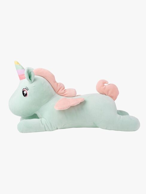 Teddykompaniet Pehmolelu Makaava Yksisarvinen 52 cm, Vihreä