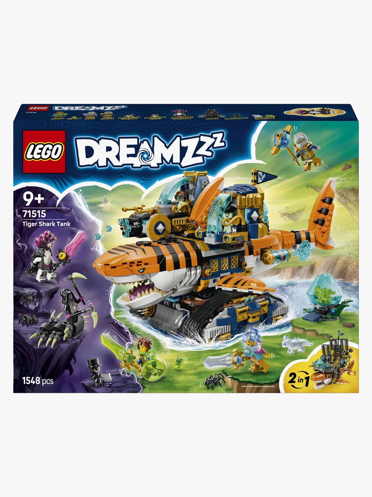 LEGO DREAMZzz 71515 Tiikerihaipanssarivaunu