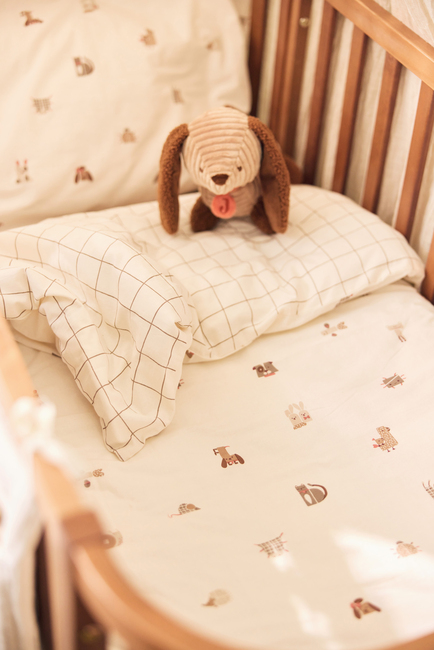 Jollein Pussilakanasetti 100x140, Animal Friends