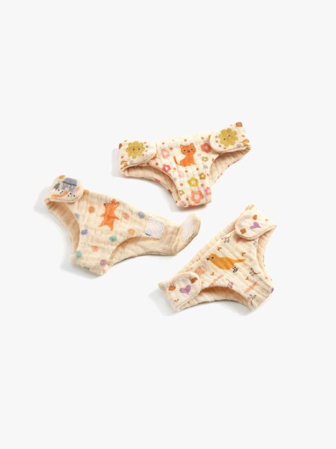 Djeco Vaippasetti Nukelle 3-pack