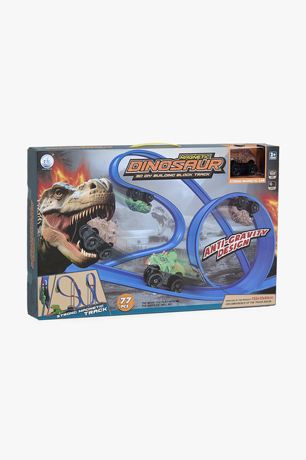 Alex's Garage Magneettinen Autorata Dinosaurus 77 Osaa