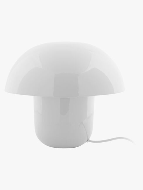 PresentTime Fat Mushroom Pöytävalaisin, White