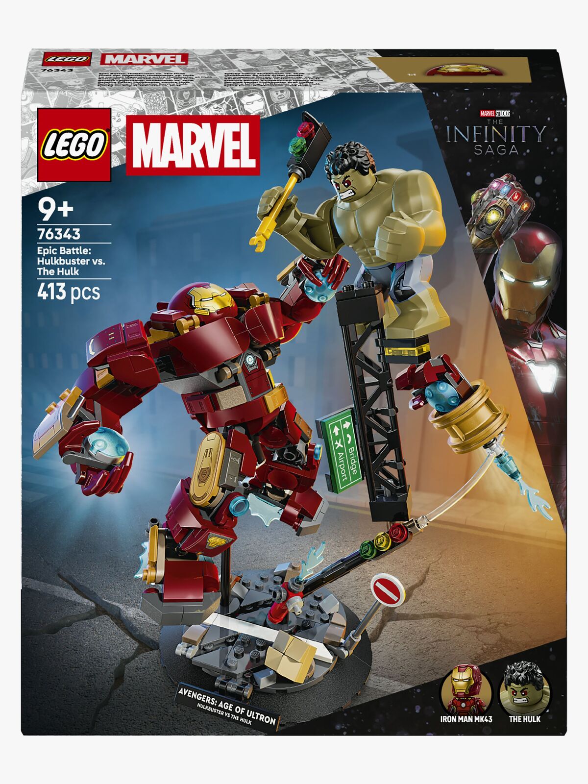 LEGO Super Heroes 76343 Eeppinen taistelu: Hulkbuster vastaan Hulk