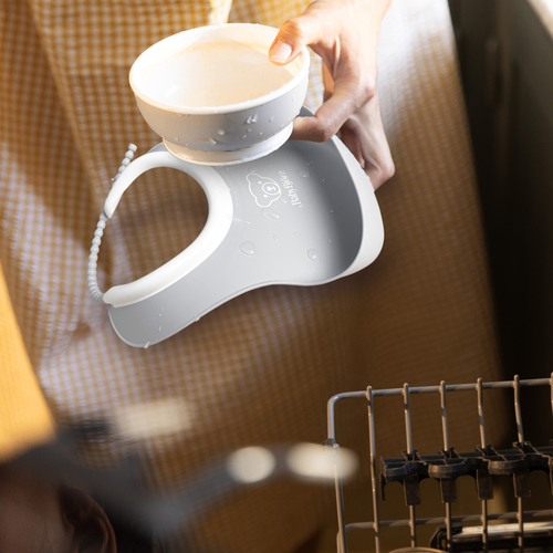 BabyBjörn Kolmiosainen Ruokailusetti, Harmaa