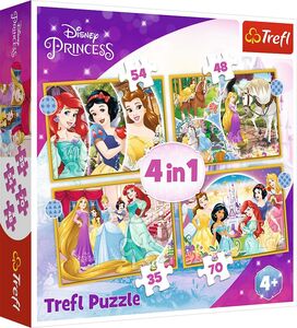 Trefl Disney Prinsessat Palapeli 4-in-1