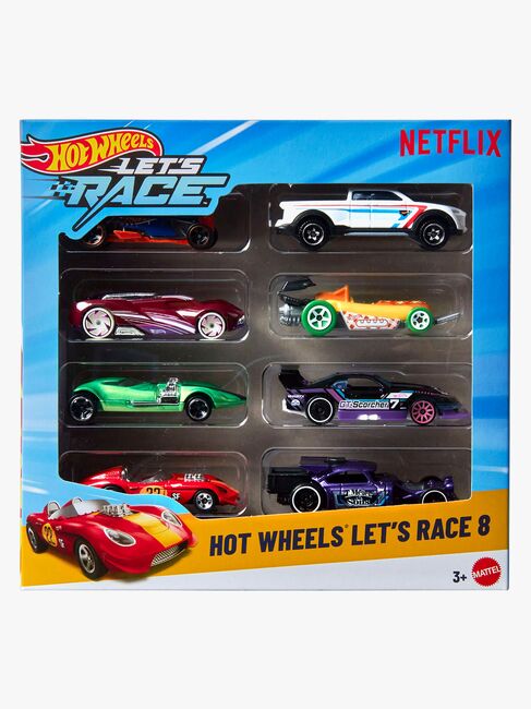 Hot Wheels Netflix Let's Race Autot 1:64 8-pack