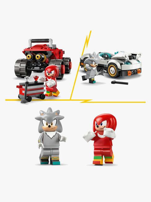 LEGO Sonic 77118 Silverin auto vastaan Knucklesin monsteriauto