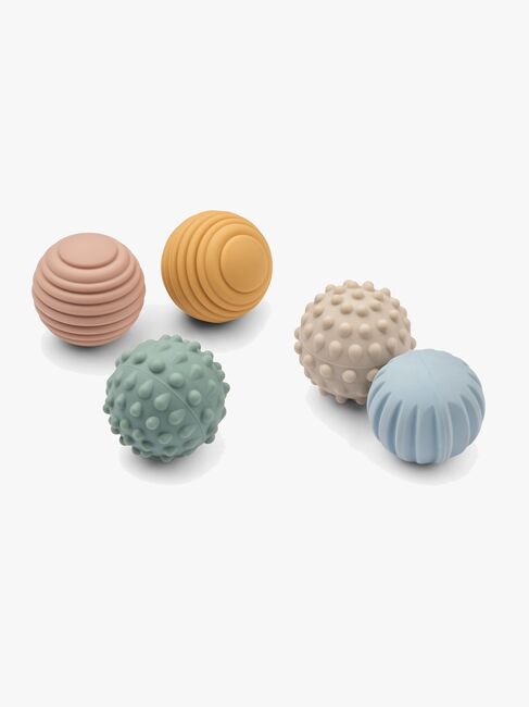 LIEWOOD Dorian Baby Sensory Puuhapallo, Beach blue/Multi Mix