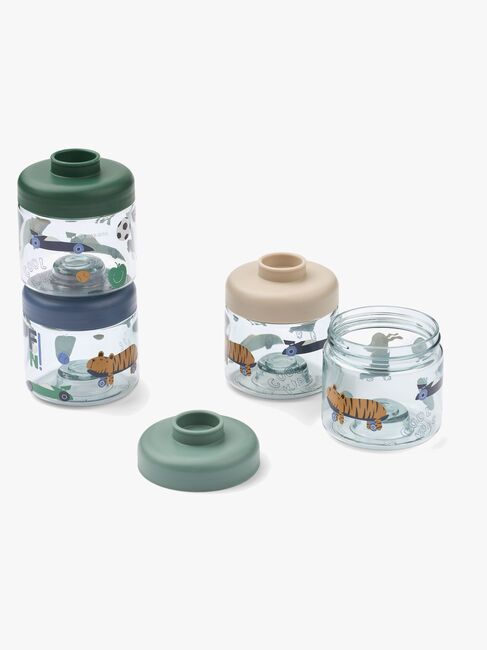 LIEWOOD Dominique Tritan Eväsrasiat 100 ml 4-pack, Fun/Beach Blue