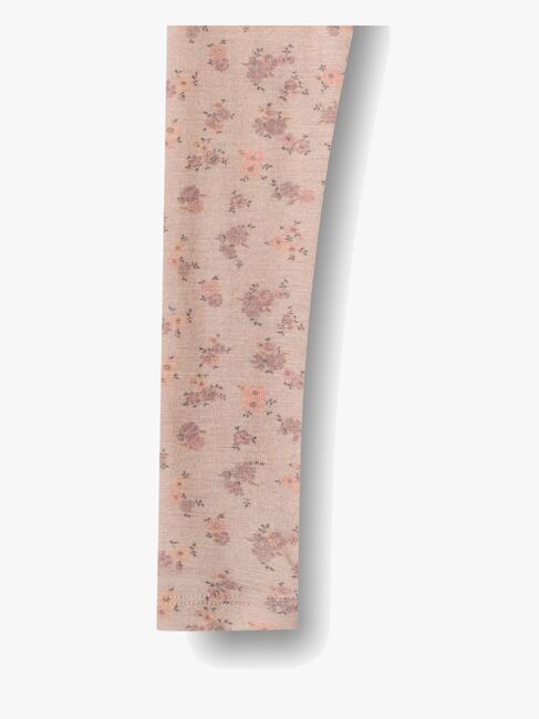 Wheat Agi Leggingsit Merinovilla, Lilac Flowers