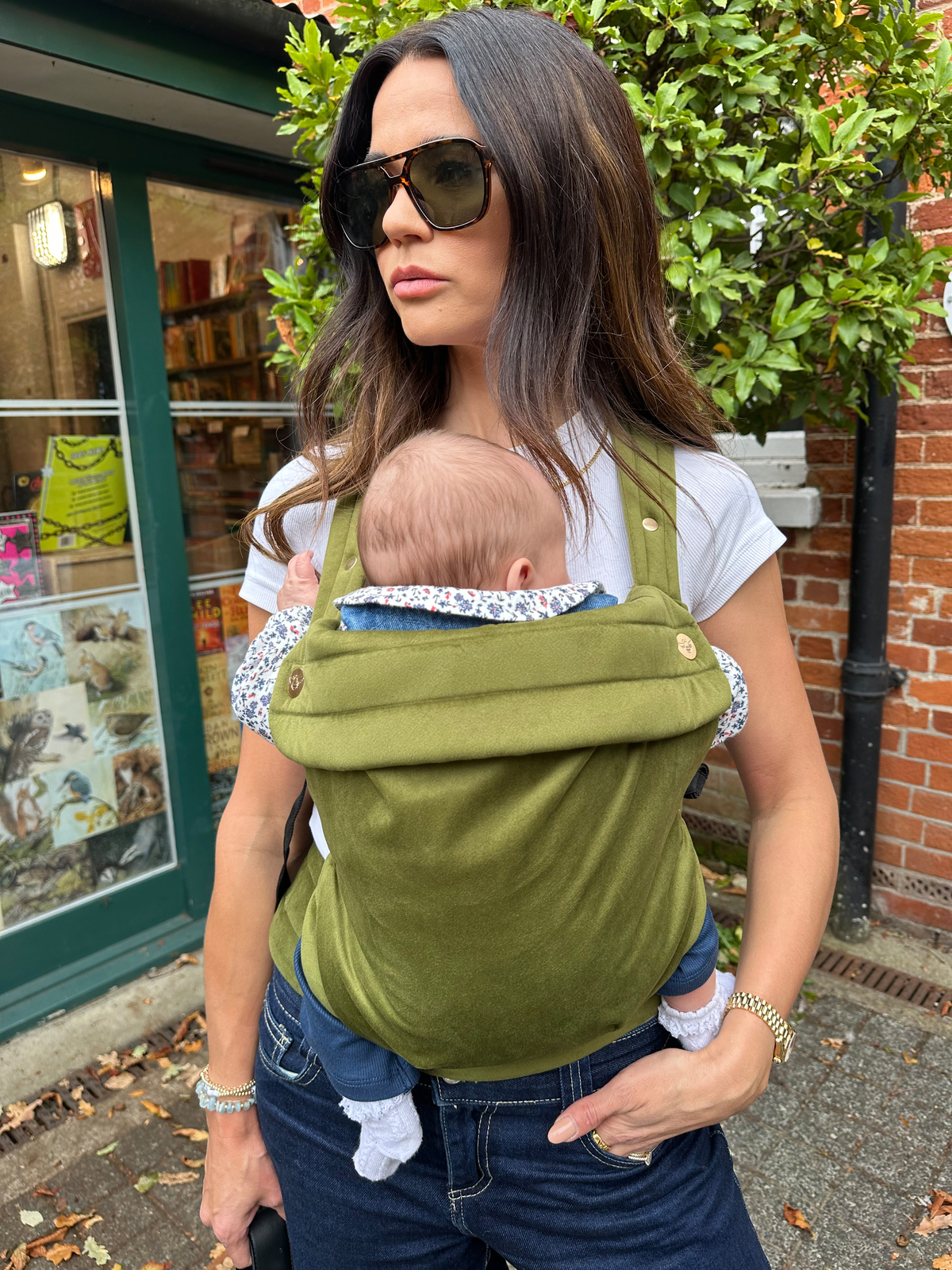 Bizzi Growin Nomad Velvet Kantoreppu, Cedar Green