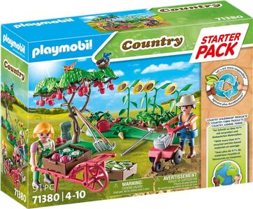 Playmobil 71380 Country Starter Pack Rakennussarja Vihannespuutarha