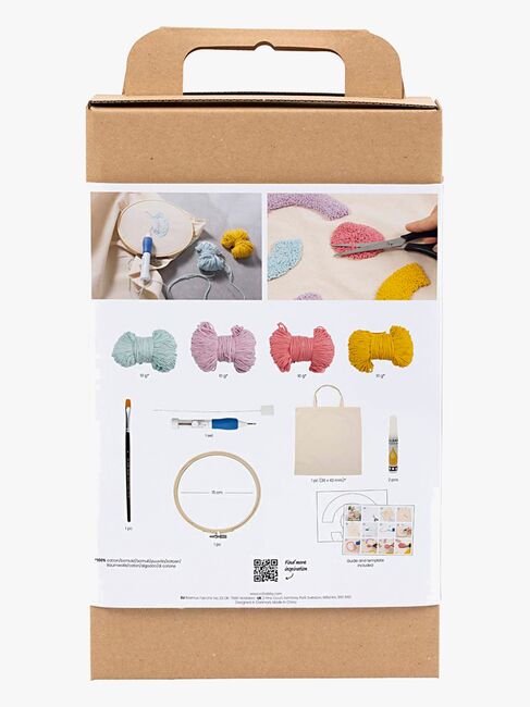 Creativ Company Askartelusetti Kirjailu Kassi Pastelliväreilla