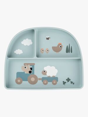 Done By Deer Tiny Farm Jaettu Lautanen, Blue