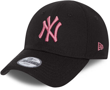 New Era NYY League Essential 9Forty Lippalakki, Black Pink Lemonade