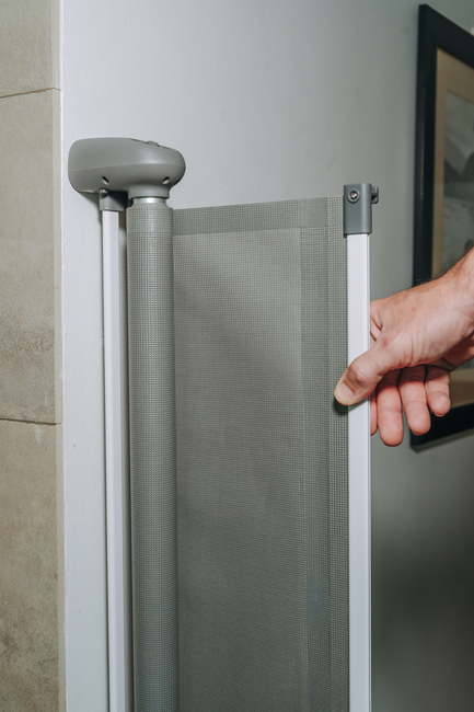 Lascal Kiddy Guard Easy Turvaportti 122 cm, Harmaa