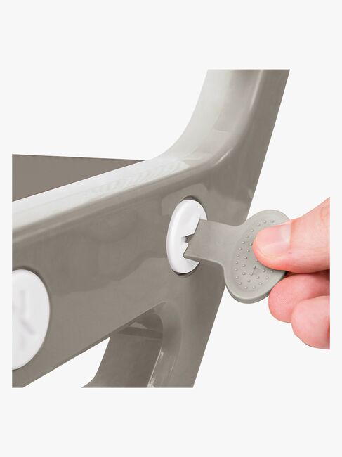 DOLU WC-istuin + Tikkaat, Stone Grey