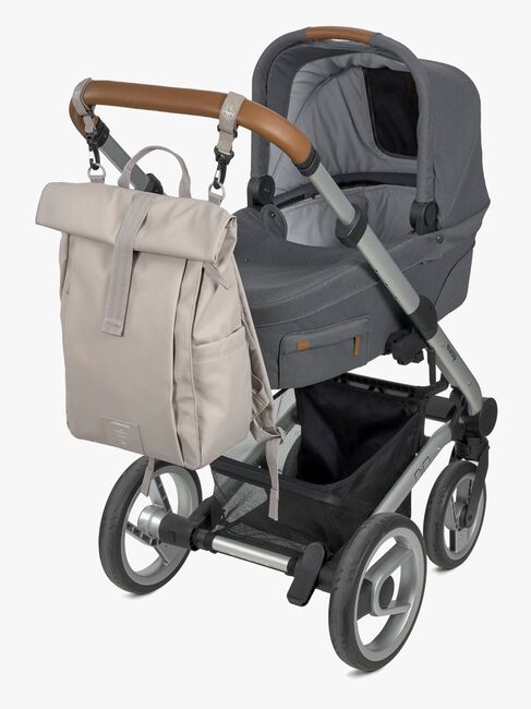 Lässig Rolltop Hoitolaukku Reppu, Taupe