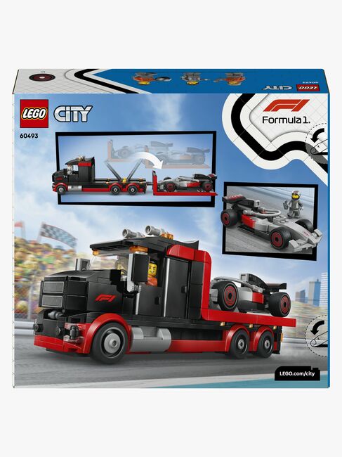 LEGO City 60493 F1-kuljetusauto ja Audi F1 ‑kilpa-auto