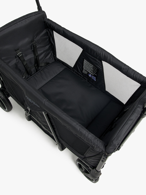 Pinepeak Seat X2 Kuljetuskärry, Musta