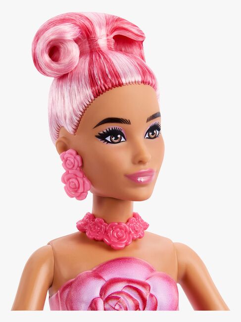 Barbie Petal Pop Flower Surprise Nukke Ruusu, Punainen