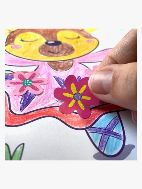 SES Creative Puuhakirja Glitter Yksisarvinen