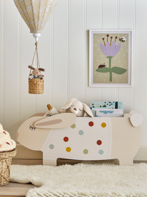 Bloomingville Villja Kirjahylly, Valkoinen