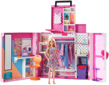 Barbie Dream Closet Leikkisetti + Nukke