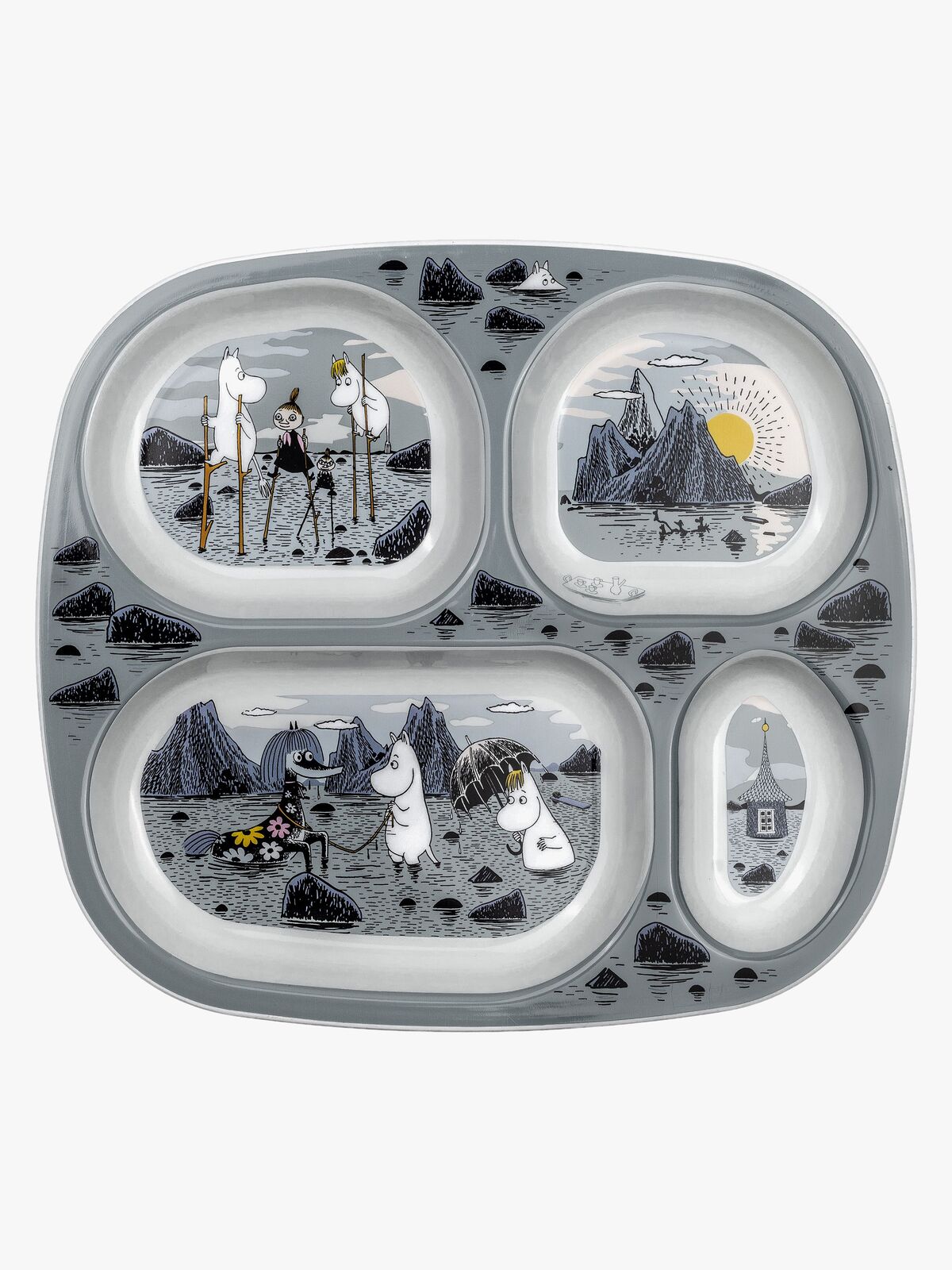 Muumi Saaret & Luoto Jaettu Lautanen