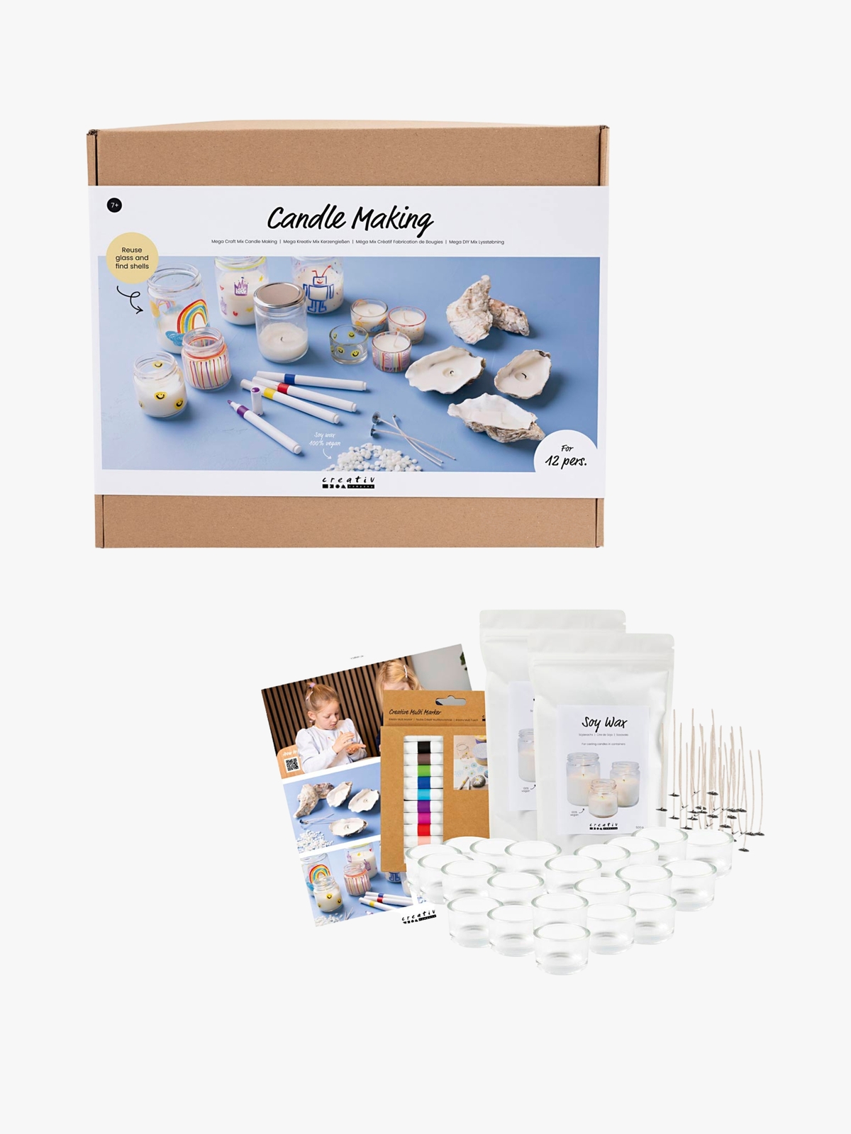 Creativ Company Askartelusetti DIY Kynttilän Teko