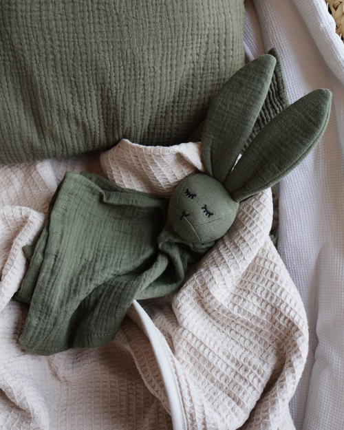 Oh, Poppy! Leia Pupu Uniriepu Musliini, Linen Green