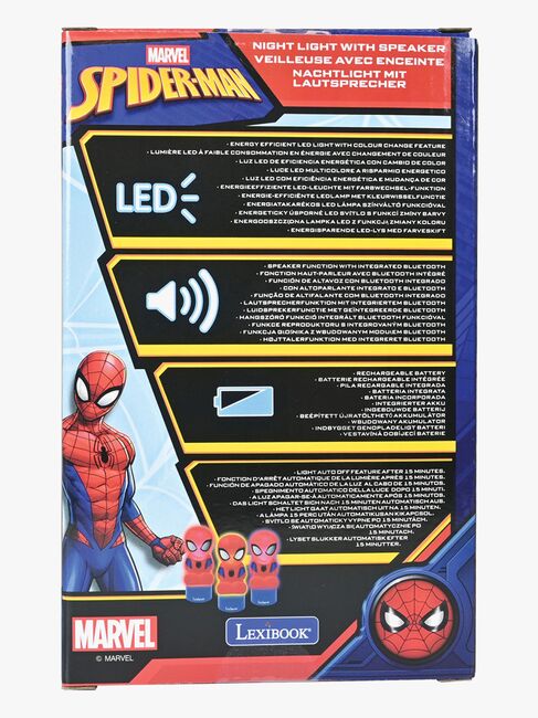 Marvel Spider-Man Yövalo + Bluetooth-kaiutin