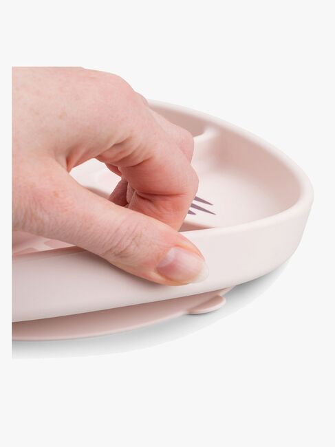 Done By Deer Playground Stick & Stay  Jaettu Silikonilautanen, Powder