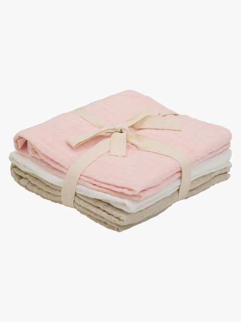 Peppi Musliiniviltti 3-pack, Veiled Rose