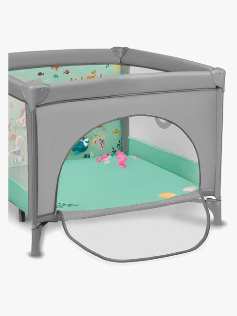 Lionelo MILLE PLUS Leikkikehä, Grey Green