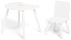 Alice & Fox Pöytä + Tuoli Kuu, Valkoinen