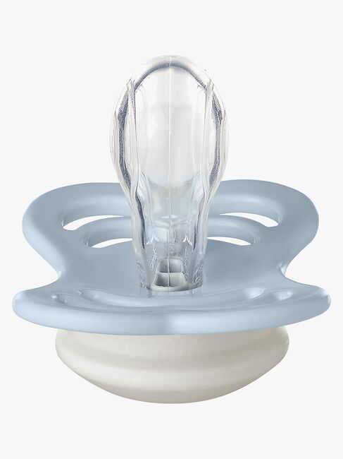 BIBS Supreme Tutti Silikoni Koko 1, Baby Blue Glow