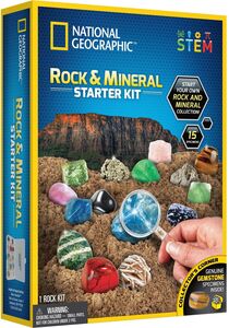National Geographic Kokeilulaatikko Rock and Mineral Aloituspakkaus