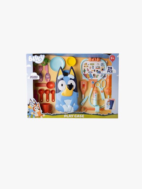 Bluey Leikkisetti Lääkäri- Ja Astiakassi