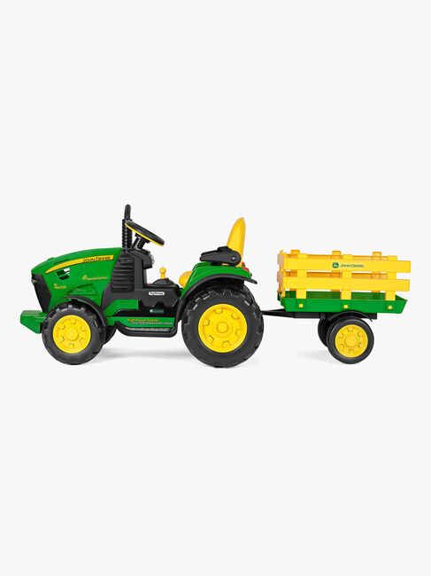 Peg Perego John Deere Sähkötraktori + Perävaunu